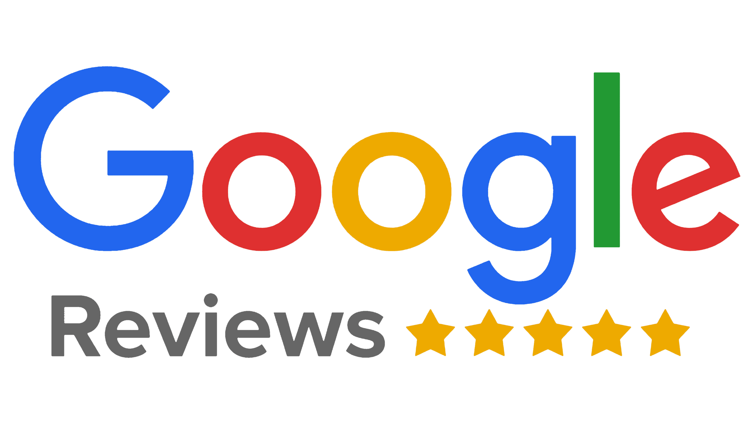 Google Reviews logo with five stars
