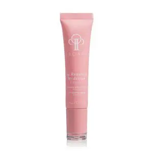 White background with a cosmetic tube of Circadia Lip Renewing Hydrator in Vanilla Mint