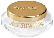 White box with a gold lid, containing a jar of text on the box reads ""