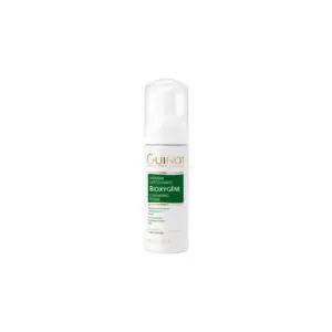 White bottle of 150ml, with a label featuring the product name and a description of its cleansing properties