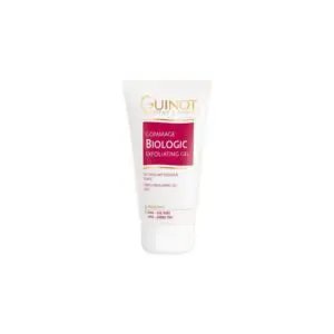 White background with a tube of Guinot Hydra Beauté Mask, which is 50ml in size