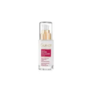 Bottle of Guinot Hydra Cellulaire Serum, a 30ml serum designed to reduce the appearance of wrinkles and fine lines
