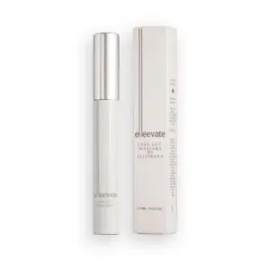 White box with the text "ellevate lash lift mascara by ellebana" printed on it